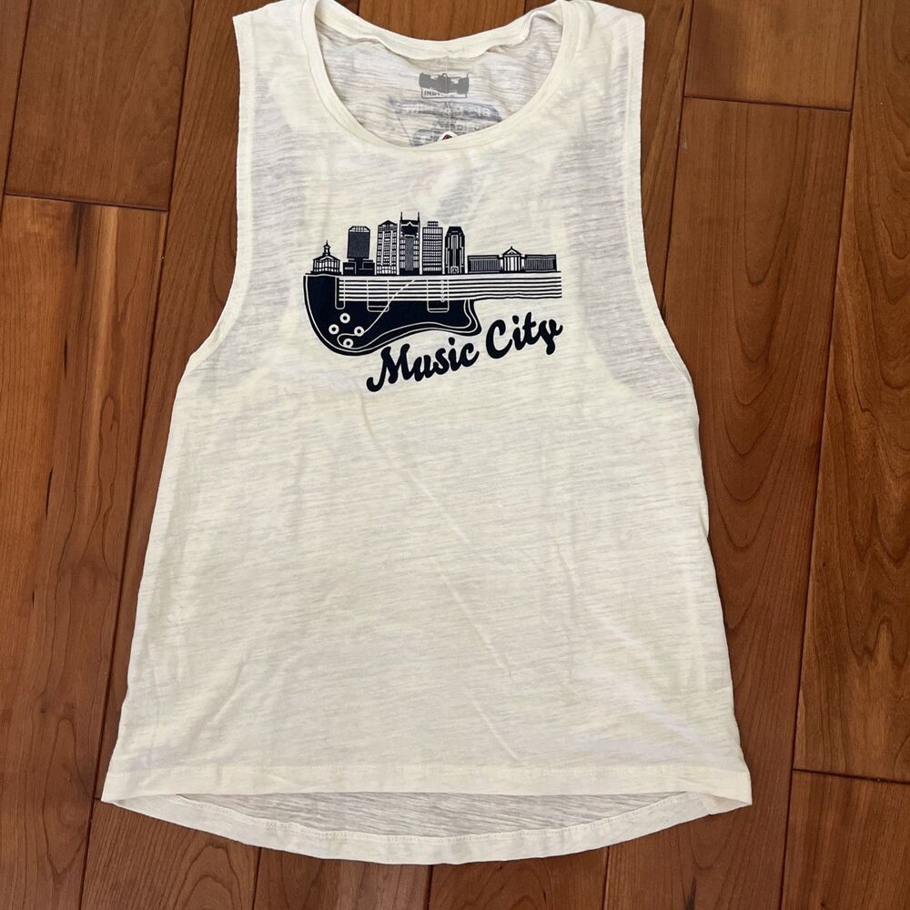 Music City Grand Prix Shirt Womens Medium Sleeveless Tank Top Nashville